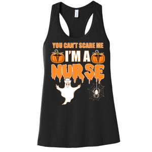 You Can't Scare Me I'm A Nurse Halloween Women's Racerback Tank