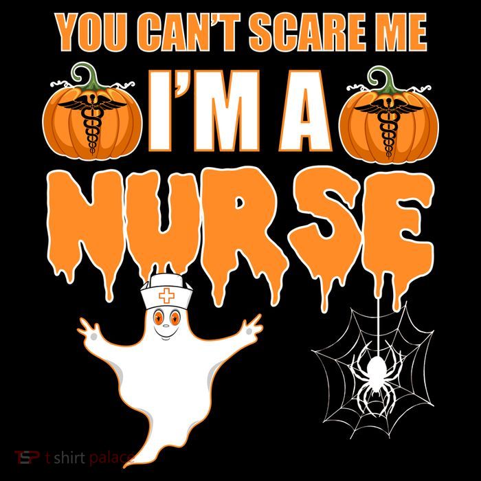 You Can't Scare Me I'm A Nurse Halloween Zip Tote Bag
