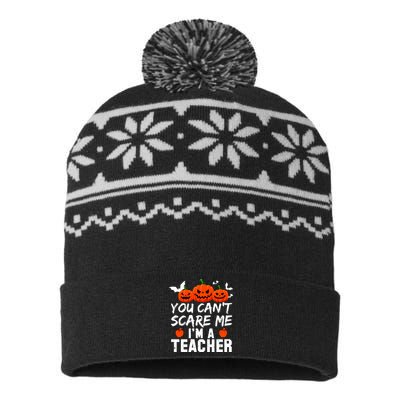 You Can't Scare Me I'm A Teacher USA-Made Snowflake Beanie