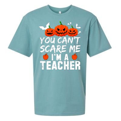 You Can't Scare Me I'm A Teacher Sueded Cloud Jersey T-Shirt