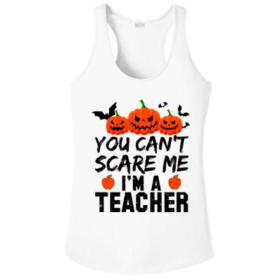 You Can't Scare Me I'm A Teacher Ladies PosiCharge Competitor Racerback Tank