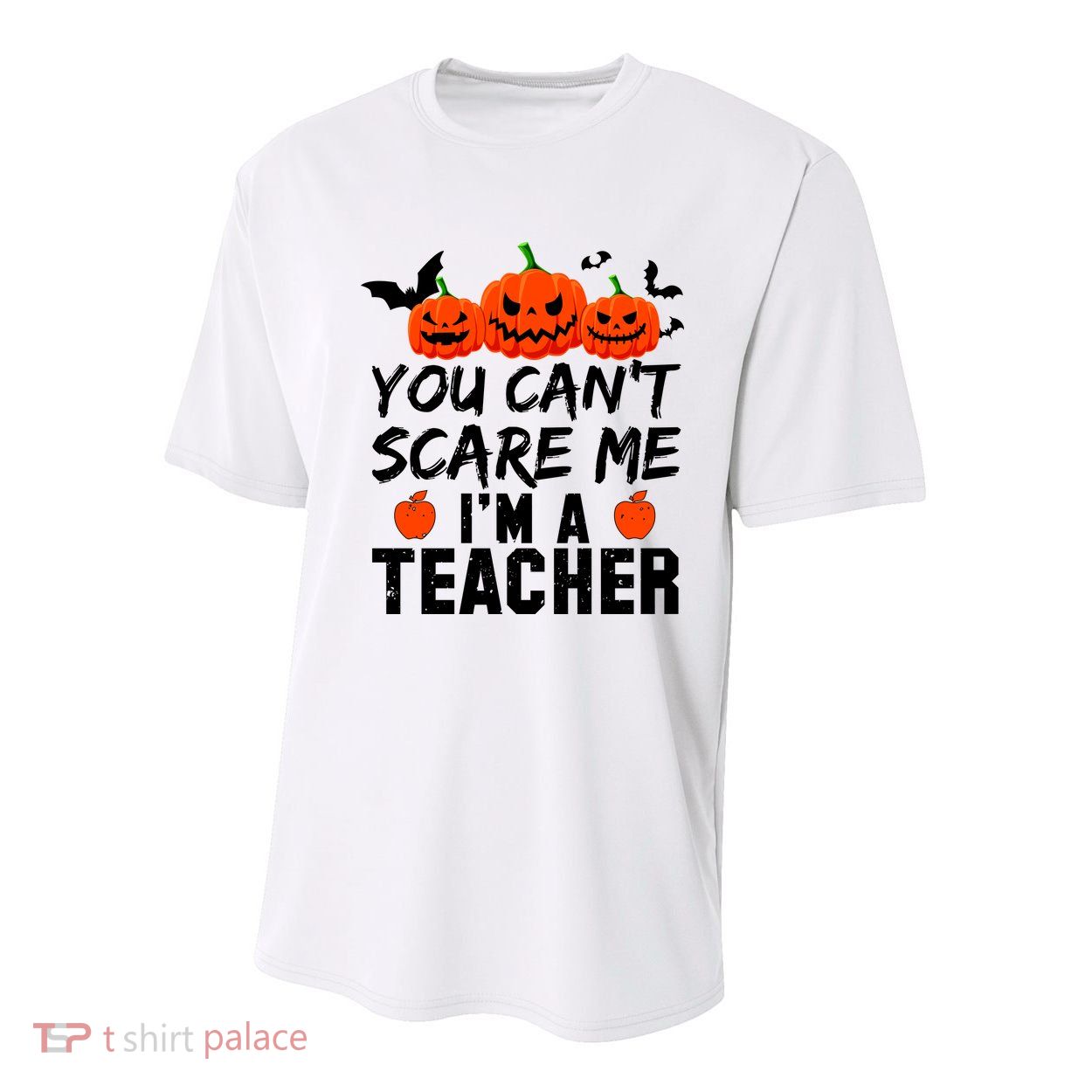You Can't Scare Me I'm A Teacher Youth Performance Sprint T-Shirt