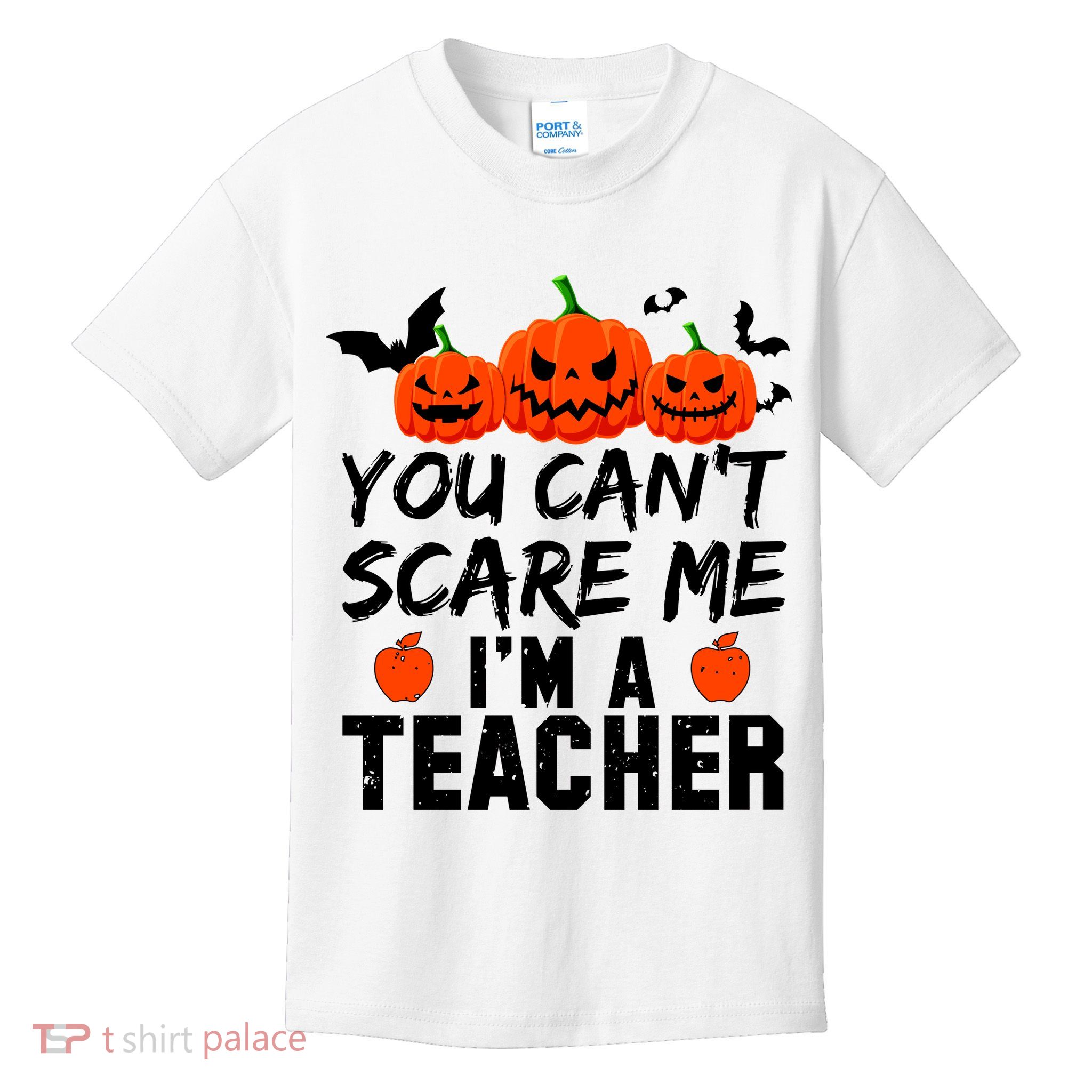 You Can't Scare Me I'm A Teacher Kids T-Shirt