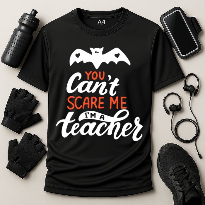 You Can't Scare Me I'm A Teacher Bat Cooling Performance Crew T-Shirt