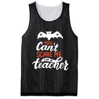 You Can't Scare Me I'm A Teacher Bat Mesh Reversible Basketball Jersey Tank