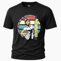 You Can't Scare Me I'm Vaccinated Nurse Cooling Performance Crew T-Shirt