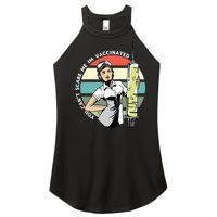 You Can't Scare Me I'm Vaccinated Nurse Women's Perfect Tri Rocker Tank