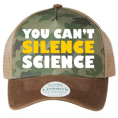 You Can't Silence Science! Resist Protest Legacy Tie Dye Trucker Hat
