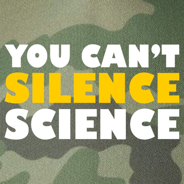 You Can't Silence Science! Resist Protest Legacy Tie Dye Trucker Hat