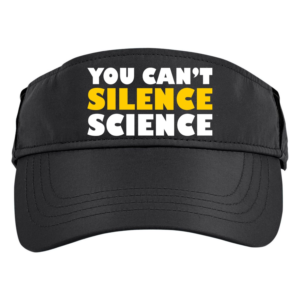 You Can't Silence Science! Resist Protest Adult Drive Performance Visor