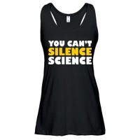 You Can't Silence Science! Resist Protest Ladies Essential Flowy Tank