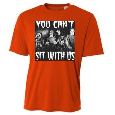 You Can't Sit With Us Classic Horror Villains Cooling Performance Crew T-Shirt