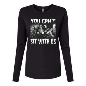 You Can't Sit With Us Classic Horror Villains Womens Cotton Relaxed Long Sleeve T-Shirt