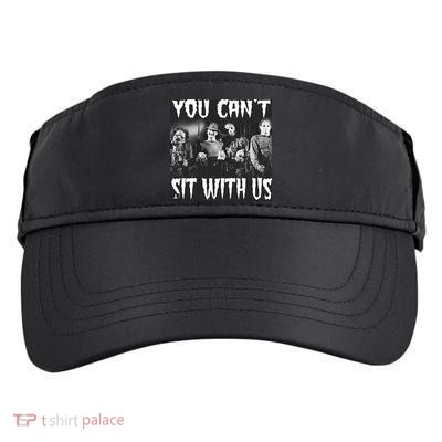 You Can't Sit With Us Classic Horror Villains Adult Drive Performance Visor