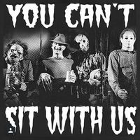 You Can't Sit With Us Classic Horror Villains 25L Jumbo Tote