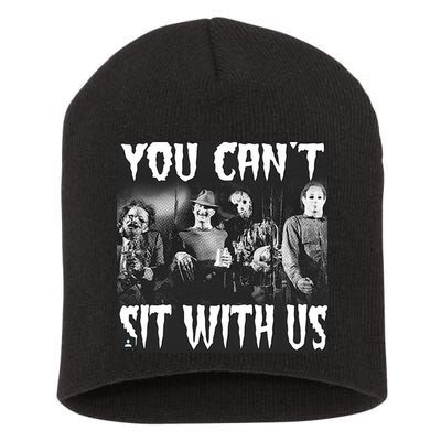 You Can't Sit With Us Classic Horror Villains Short Acrylic Beanie