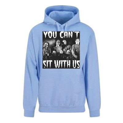 You Can't Sit With Us Classic Horror Villains Unisex Surf Hoodie