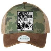 You Can't Sit With Us Funny Witch Movie Legacy Tie Dye Trucker Hat