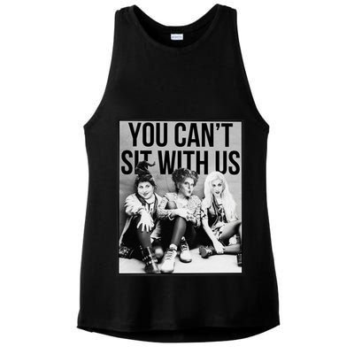 You Can't Sit With Us Funny Witch Movie Ladies PosiCharge Tri-Blend Wicking Tank
