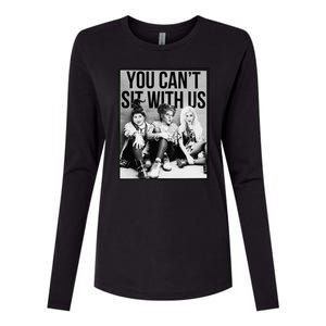 You Can't Sit With Us Funny Witch Movie Womens Cotton Relaxed Long Sleeve T-Shirt