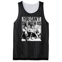 You Can't Sit With Us Funny Witch Movie Mesh Reversible Basketball Jersey Tank