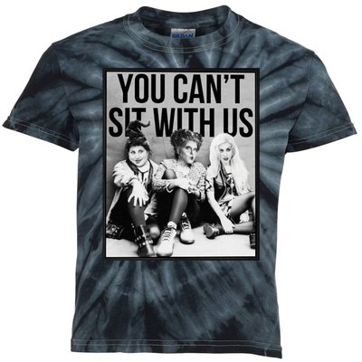 You Can't Sit With Us Funny Witch Movie Kids Tie-Dye T-Shirt