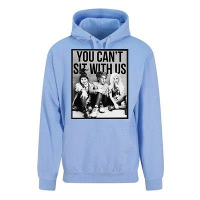 You Can't Sit With Us Funny Witch Movie Unisex Surf Hoodie