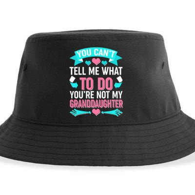 You Can't Tell Me What To Do Granddaughter Sustainable Bucket Hat