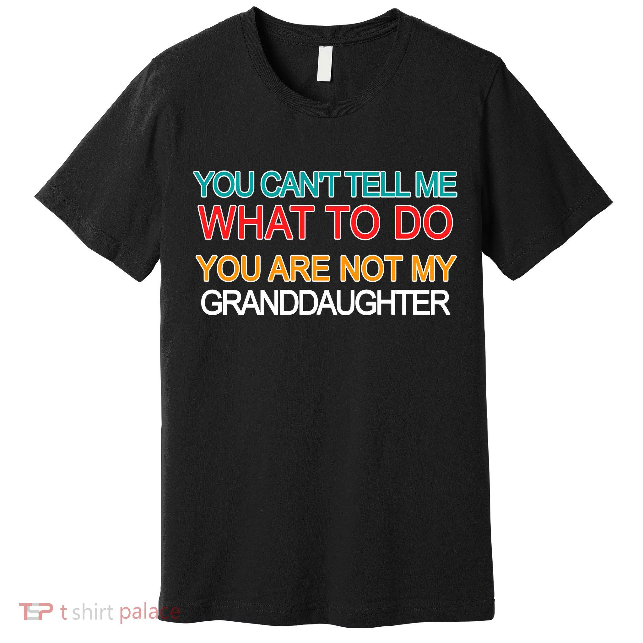 You Can't Tell Me What To Do You Are Not My Granddaughter Premium T-Shirt