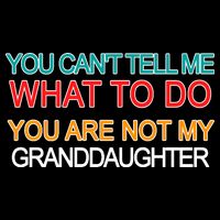 You Can't Tell Me What To Do You Are Not My Granddaughter Wool Snapback Cap