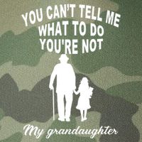 You Can't Tell Me What To Do You're Not My Grandaughter Legacy Tie Dye Trucker Hat