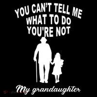 You Can't Tell Me What To Do You're Not My Grandaughter Short Acrylic Beanie