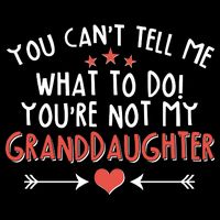 You Can't Tell Me What To Do! You're Not My Granddaughter Wool Snapback Cap