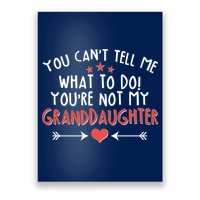 You Can't Tell Me What To Do! You're Not My Granddaughter Poster