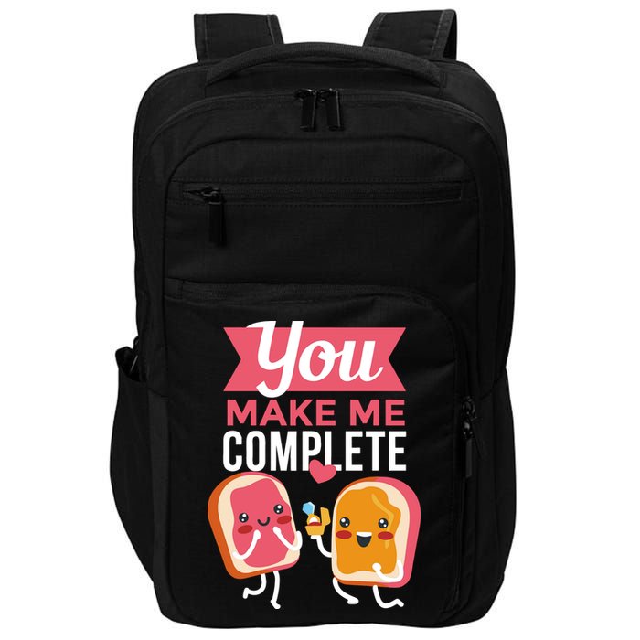 You Complete Me Peanut Butter Jelly Impact Tech Backpack