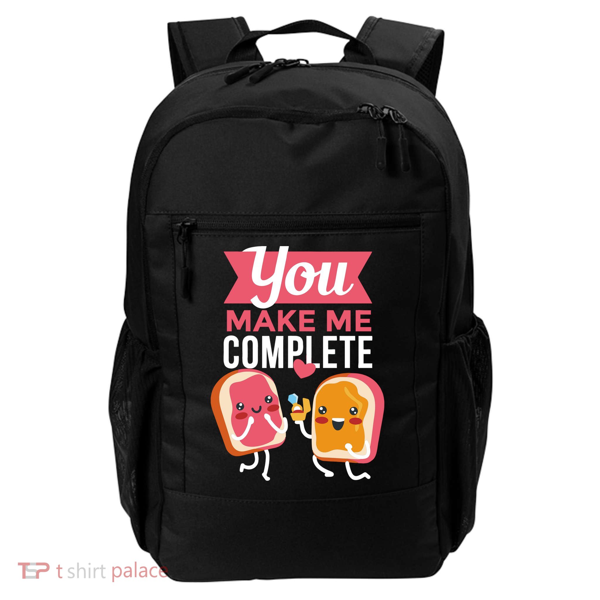 You Complete Me Peanut Butter Jelly Daily Commute Backpack