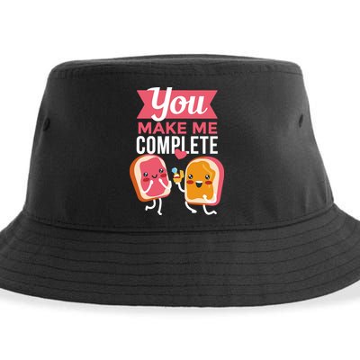 You Complete Me Peanut Butter Jelly Sustainable Bucket Hat