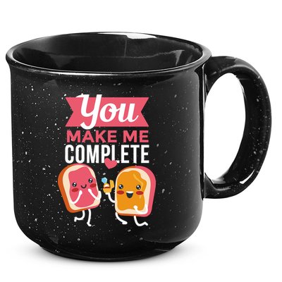 You Complete Me Peanut Butter Jelly 15oz Campfire Ceramic Mug