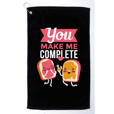 You Complete Me Peanut Butter Jelly Platinum Collection Golf Towel