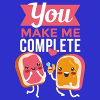You Complete Me Peanut Butter Jelly Long Sleeve Shirt