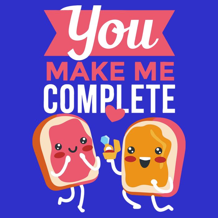 You Complete Me Peanut Butter Jelly Long Sleeve Shirt