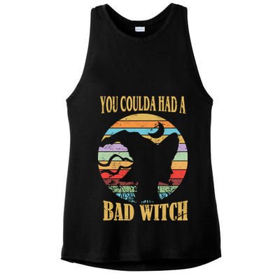 You Coulda Had A Bad Witch Halloween Ladies PosiCharge Tri-Blend Wicking Tank
