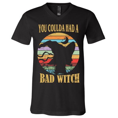 You Coulda Had A Bad Witch Halloween V-Neck T-Shirt