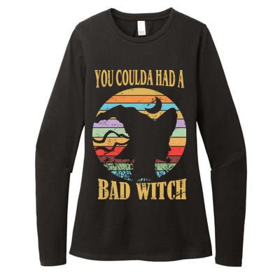 You Coulda Had A Bad Witch Halloween Womens CVC Long Sleeve Shirt