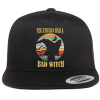 You Coulda Had A Bad Witch Halloween Flat Bill Trucker Hat