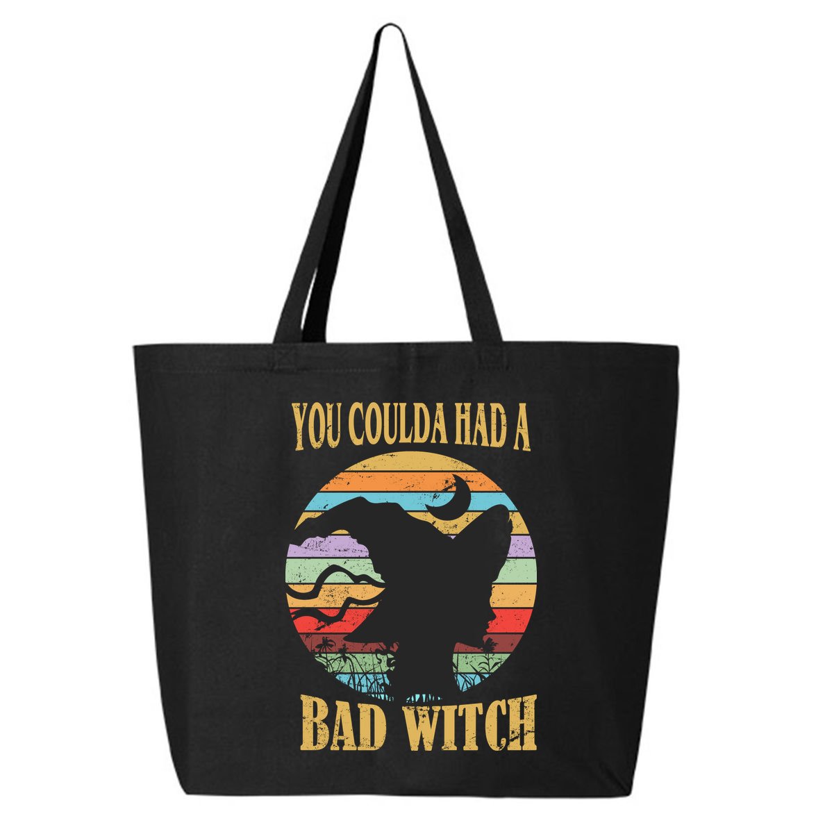 You Coulda Had A Bad Witch Halloween 25L Jumbo Tote