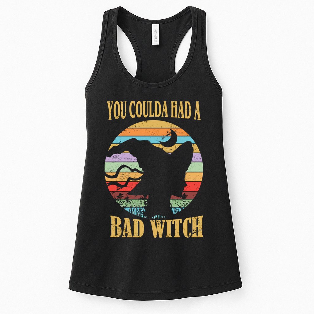 You Coulda Had A Bad Witch Halloween Womens Tank Top
