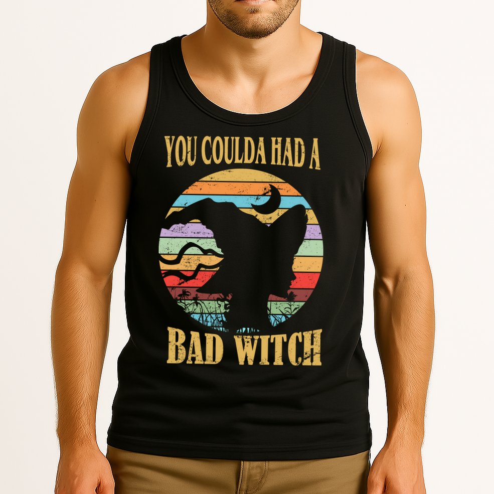 You Coulda Had A Bad Witch Halloween Tank Top