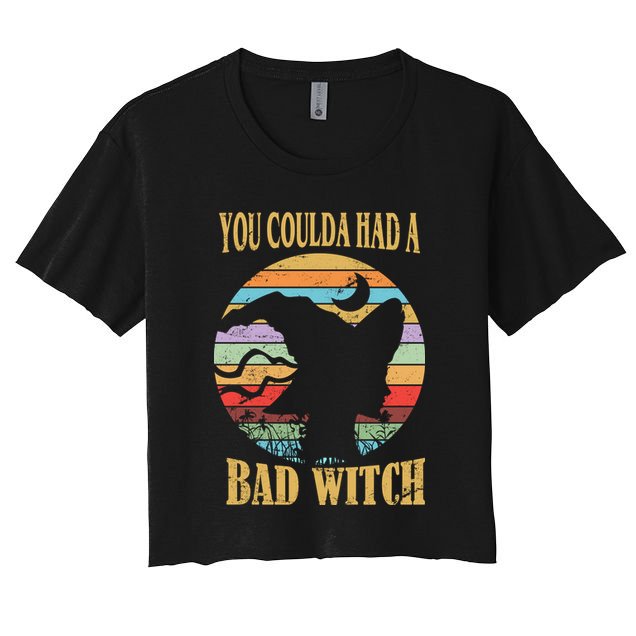 You Coulda Had A Bad Witch Halloween Crop Top