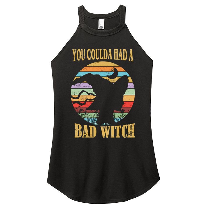 You Coulda Had A Bad Witch Halloween Women's Perfect Tri Rocker Tank